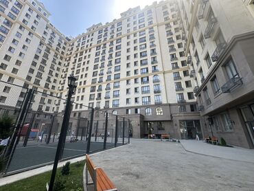 7 микрорайон квартиры: 2 бөлмө, 75 кв. м, Элитка, 12 кабат, ПСО (өзү оңдоп түзөтүп бүтүү үчүн)