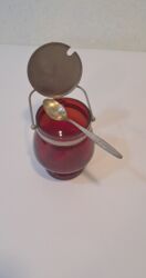 Digər kolleksiyalar: Песочница из красного стекла с мельхиоровой ложкой — 7