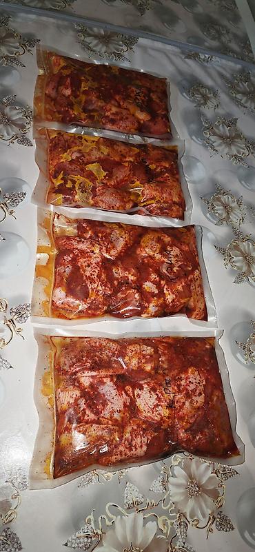 Мясо маринованое для шашлыка (крылышки) и друвие виды. бишкек