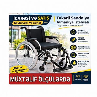 Təkərli Kreslo – Almaniya istehsalı - İcarəsi və satışı - Müasir və