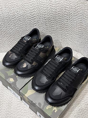 lux: Мужские кроссовки, 38, 39, 40, Valentino, Новый, цвет - Черный, Самовывоз, Платная доставка — 1