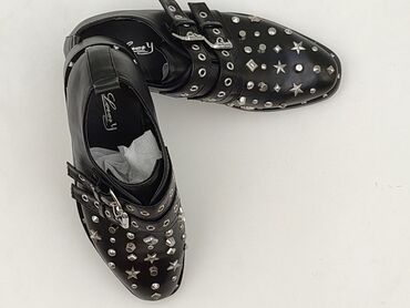 jakie buty do srebrnej sukienki: Flat shoes for women, 38, condition - Perfect