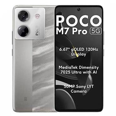 реалми нео 8: Poco M7 Pro 5G, Б/у, 256 ГБ, цвет - Серебристый — 1
