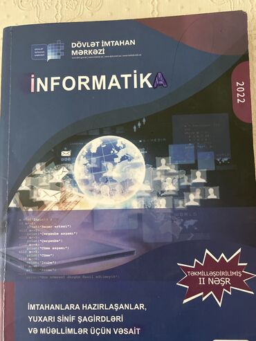 dim informatika 2022 pdf yukle: İnformatika Dim nəzəriyyə kitabi yaxşı vəziyyətdə içi yazılmayıb