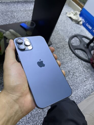 сколько стоит айфон 12 про бу: IPhone 12 Pro Max, Колдонулган, 256 ГБ, Көк, 80 %