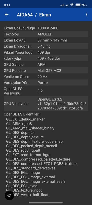 Redmi: Redmi Note 11S, 128 GB, rəng - Boz, Sensor, Barmaq izi, İki sim kartlı — 13