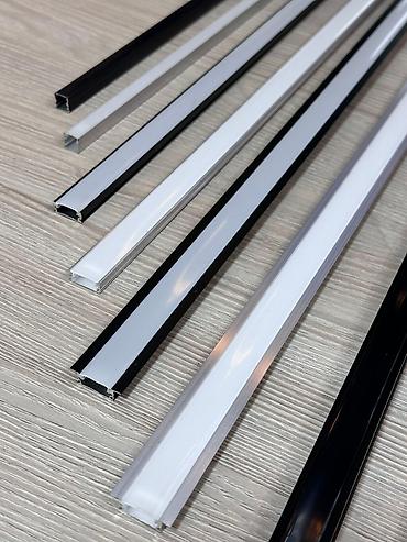 Profillər, şvellerlər: Alüminium profillər. Suvaq üstü və suvaq içi modelləri mövcuddur — 3