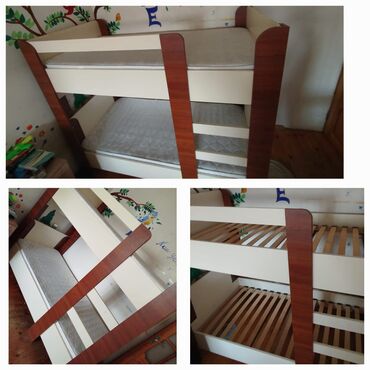 Digər mebel: Oğlan və qız üçün, İşlənmiş, Çarpayı, Matras ilə, Siyirməsiz, Laminat