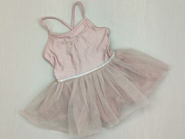 Sukienka, 12-18 m, wzrost - 86 cm., stan - Dobry, wzór - Jednolity kolor, kolor - Różowy