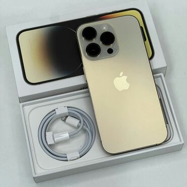 iphone x qızılı: IPhone 14 Pro, 128 ГБ, Золотой