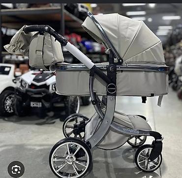 Uşaq arabaları: Kidilo G10 grey late kalyaska 90 azn Eco dərilidir. Tutacağı boya görə — 1