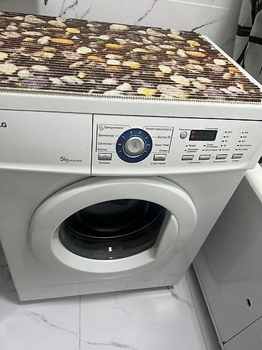 установка калонки: Стиральная машина б/у LG, фронтальная загрузка Основные — 4