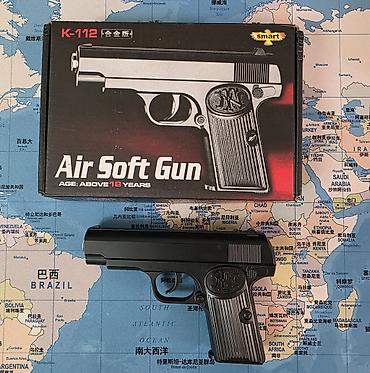 писталет ош: Эйрсофт-пистолет K-112 (Air Soft Gun) - Тип: пружинный страйкбольный — 1