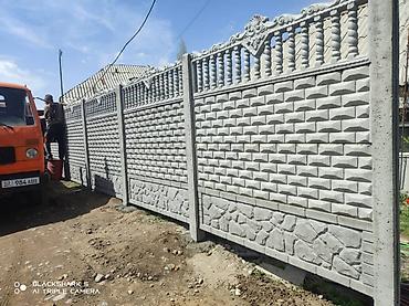 Бетонные еврозаборы: ✅️Мыкты сапаттагы Евро заборлор!!! Декоративдик бетон тосмо — — 2
