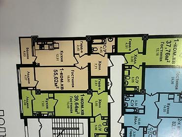 14: 1 комната, 55 м², Технопарк Элитка, 8 этаж, ПСО (под самоотделку) — 2