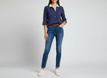 jeans trafaluc: Trafaluc, Women's blouse, size L