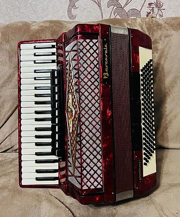 Аккордеоны: Аккордеон Weltmeister Stella, красный перламутровый корпус — 11