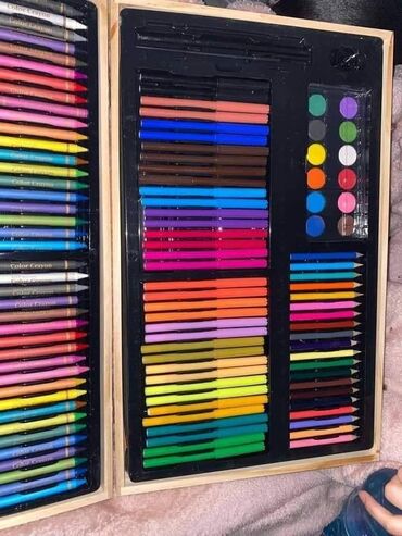 Ostale dečije stvari: Komplet bojica za decu 180 komada u koferčetu CENA 2500 din Crtanje — 10