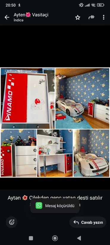 деревянные двухъярусные кровати: Oğlan və qız üçün, Maşın-çarpayı