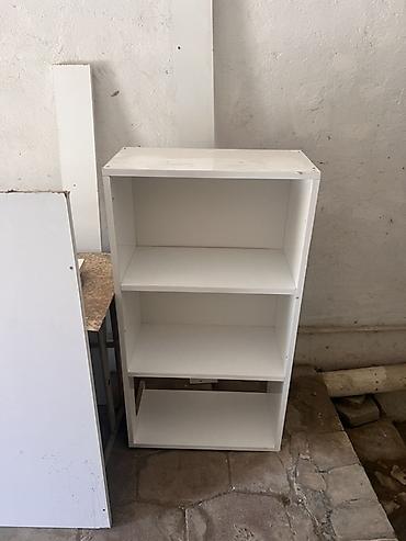skaf ucuz: Ağ rəngli modul mebel dəsti - Material: MDF/Laminit, parlaq ağ səth — 9