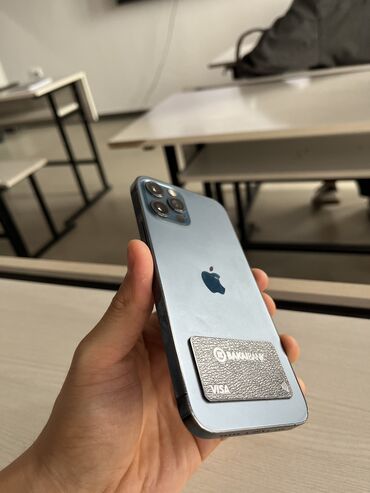 Apple iPhone: IPhone 12 Pro, Б/у, 128 ГБ, Pacific Blue, 77 %