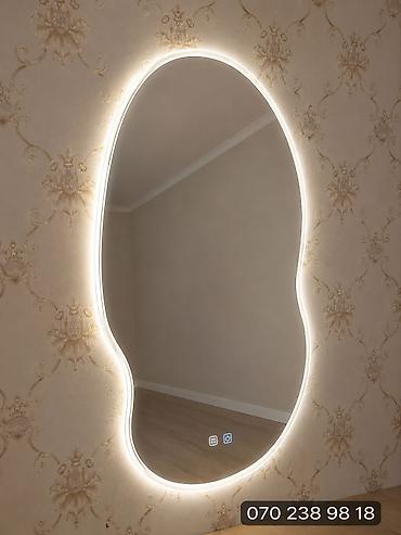 vannaların qiyməti: Güzgü Divar üçün, Hamam üçün, Arxa işıqlı — 1