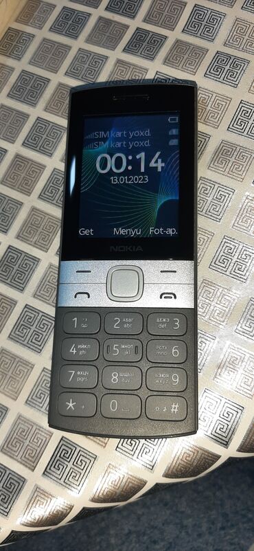 150 skuteri: Nokia 150, < 2 GB Memory Capacity, rəng - Qara, Düyməli