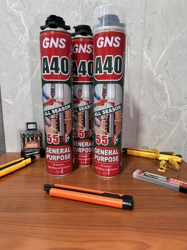 Шпаклевка: Универсальная монтажная пена GNS A40 для всесезонного использования