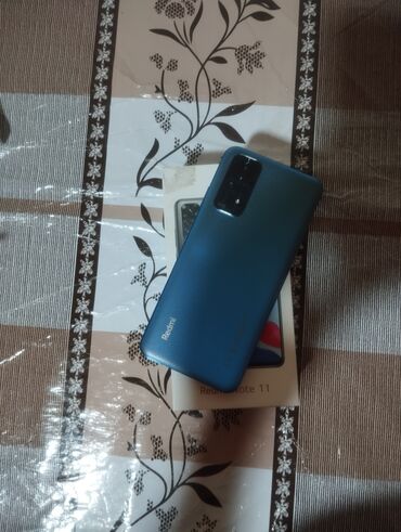 xiaomi 10s: Xiaomi Redmi Note 11, 128 GB, rəng - Göy, 
 Zəmanət, Sensor, Barmaq izi