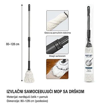 KMT Teleskopski mop za ceđenje od pamučne pređe 3213444 Opis: - na lalafo.rs KMT Teleskopski mop za ceđenje od pamučne pređe 3213444 Opis: -