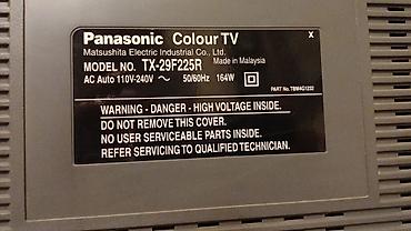 Panasonic rəngli televizor – model TX-29F225R - Ekran: TE-ega 100Hz