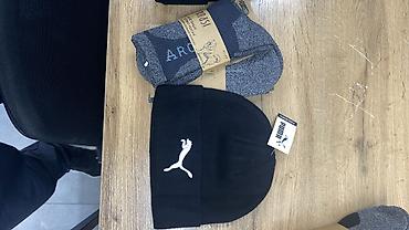 наски: Головные уборы, Puma, Новый, цвет - Черный, Платная доставка — 3