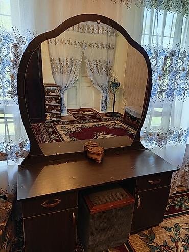klassik stullar: Güzgü dəsti - Material: tünd rəngli laminat/taxta - Böyük, dekorativ — 2