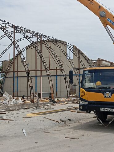 Anbar və emalatxanalar: Anbar Anqar tipli metal konstruksiyalı anbar/istehsalat sahəsi - Qövs — 10