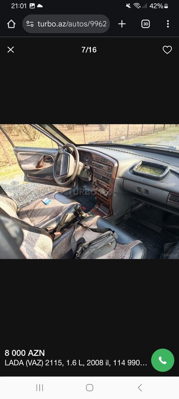 VAZ (LADA): LADA Samara sedan - Kuzov: 4 qapılı sedan, tünd rəng - Mühərrik və — 12