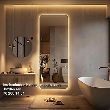 Güzgü Divar üçün, Arxa işıqlı lalafo.az -da Güzgü Divar üçün, Arxa işıqlı