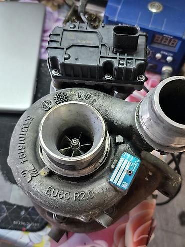 турбинный вентилятор: Турбокомпрессор BorgWarner с электронным актуатором Santafe 2019 - — 1