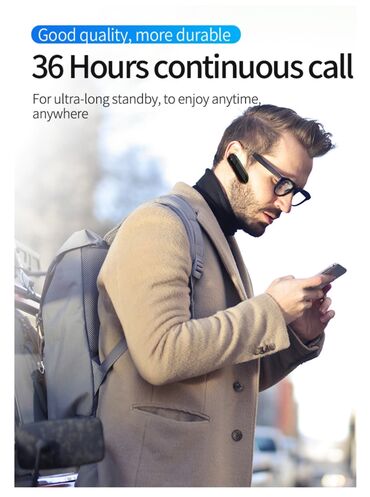 Slušalice: Bluetooth Handsfree Bezicna Slusalica Efektivna udaljenost: 10 metara — 15
