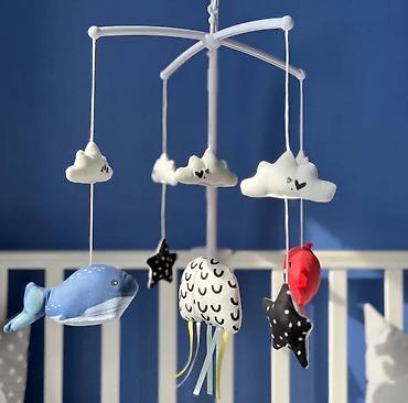 Muzičke igračke: Muzicka vrteska za krevetac Ocean Muzička vrteška za bebi krevetac – — 12