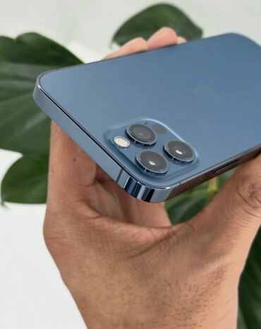 айфон 12 про макс цена в бишкеке бу: IPhone 12 Pro, Жаңы, 128 ГБ, Blue Titanium, Кулакчындар, Заряддоочу түзүлүш, Коргоочу айнек, 89 %