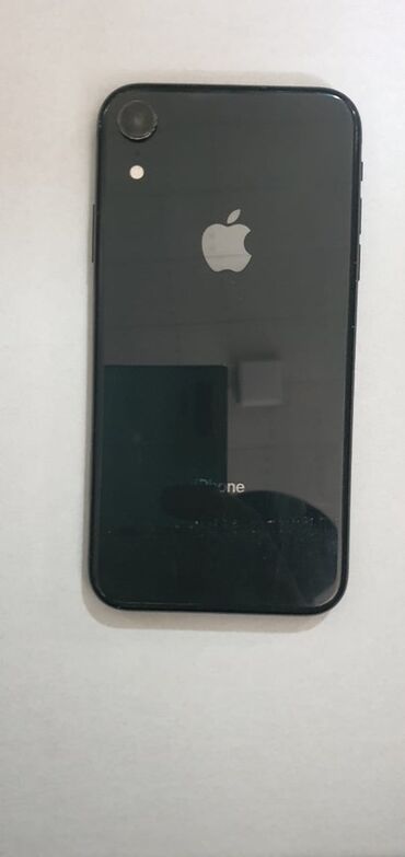 эски телефон: IPhone Xr, 64 ГБ, Черный, Коробка