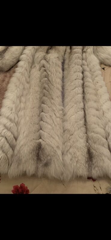 Krzneni kaputi: M, Sa postavom, Polarna lisica, bоја - Bež — 13