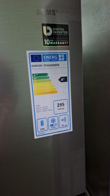 RAF: Samsung RT43K6000S8 iki qapılı soyuducu - Rəng: inox (paslanmaz polad