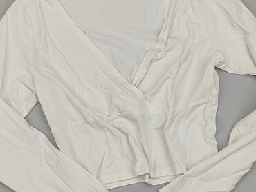białe koronkowe bluzki z krótkim rękawem: Blouse, FBsister, M (EU 38), condition - Good