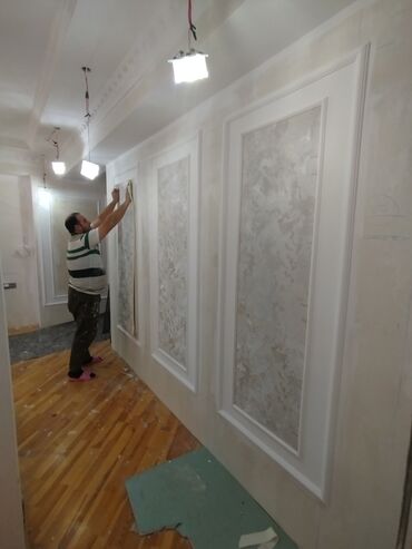 Təmir işləri: Xidmət: Ev və obyektlərin təmiri İşlər: - Malyar işləri: emulsiya — 6