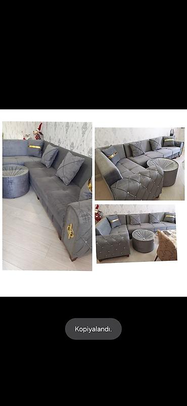 ofis ucun divan: *Roya*. Kod : 6763 Kunc divan satilir Olcu 2.80 sm 1.60 sm 55 sm — 1