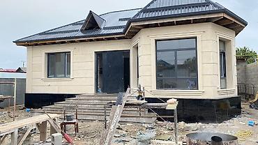 Фасадные плиты Сары-Таш (Травертин): Сары Таш,Гранит,соколдун баардык турун коёбуз, жеткиликтүү — 8