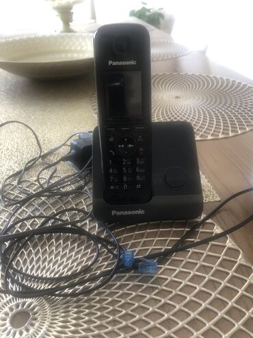 işdəmiş telfon: Stasionar telefon Panasonic, Simli, İşlənmiş, Pulsuz çatdırılma