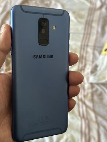 телефон ховей: Samsung Galaxy A6 Plus, Б/у, 32 ГБ, цвет - Синий, 2 SIM