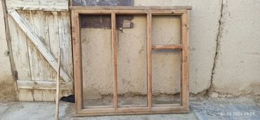 деревянные окна в бишкеке цены: Деревянное окно, Откидное, цвет - Коричневый, Новый, 140 *150, Самовывоз